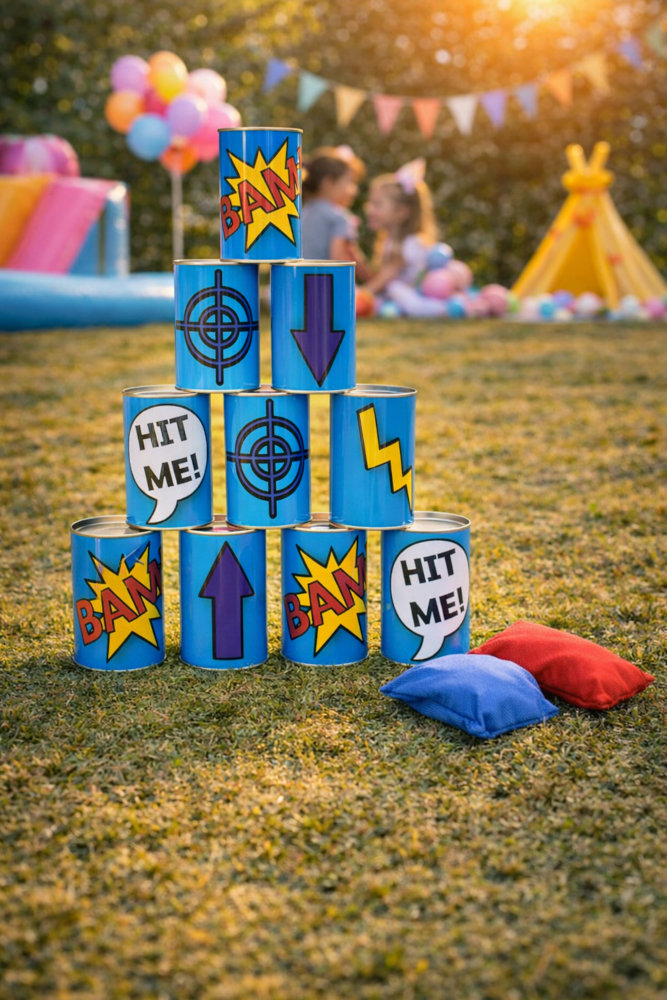 XXL Spel: Blikken Gooien